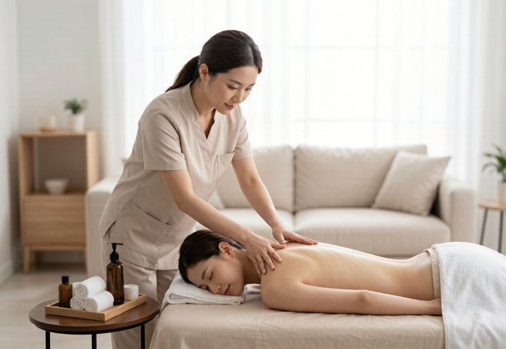 Professional home massage service by Cuimei Health