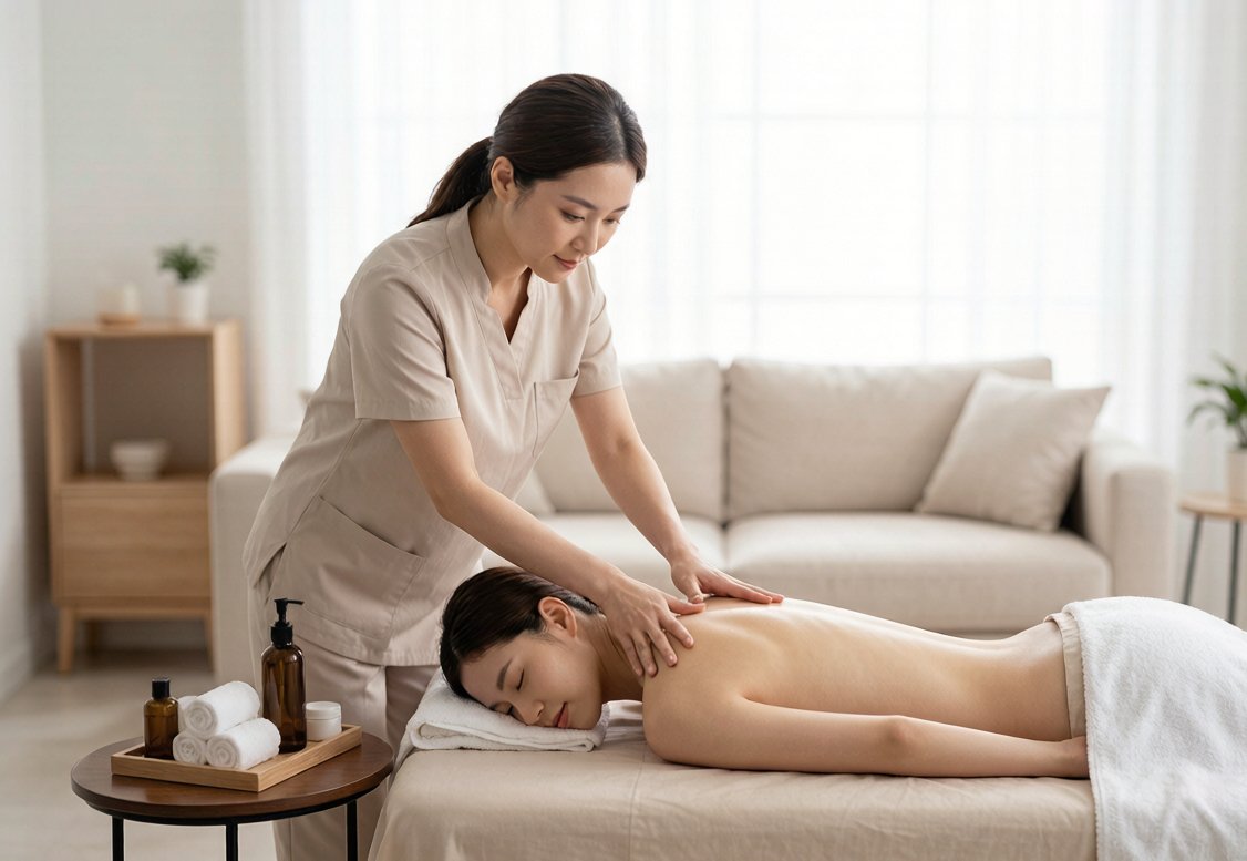 Professional home massage service by Cuimei Health